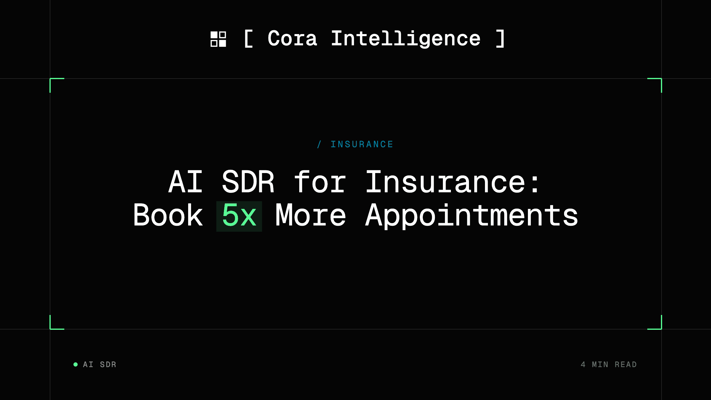 AI SDR for Insurance: Book 5x More Appointments