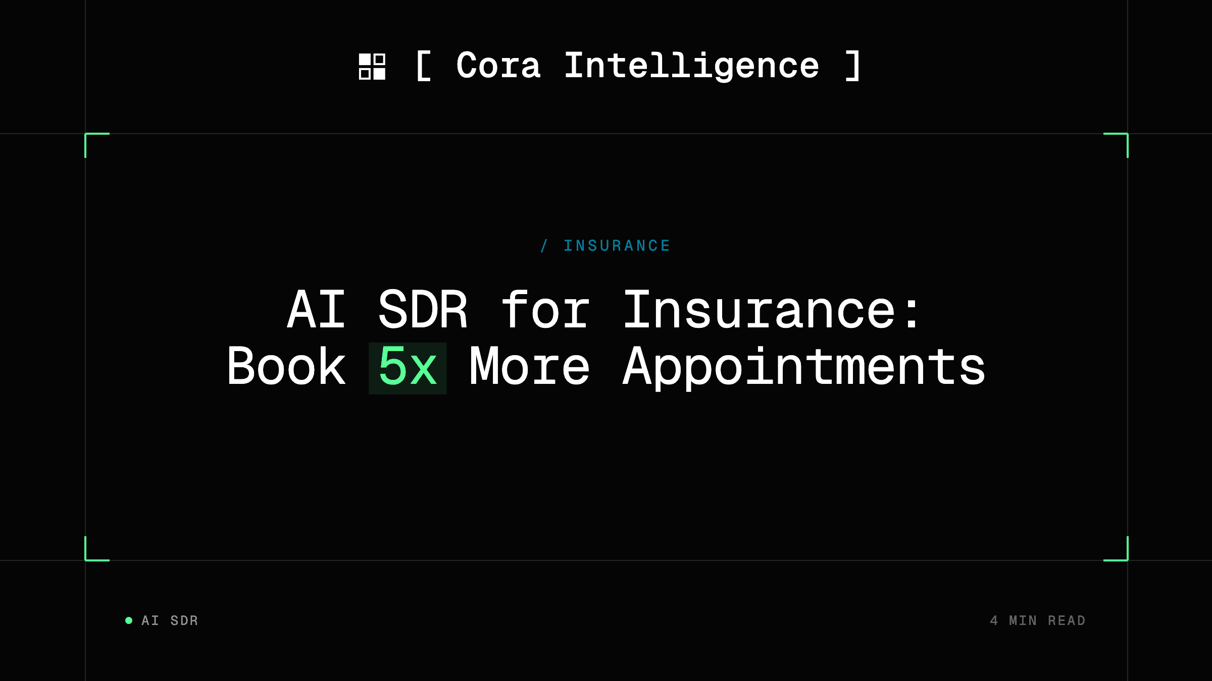 AI SDR for Insurance: Book 5x More Appointments